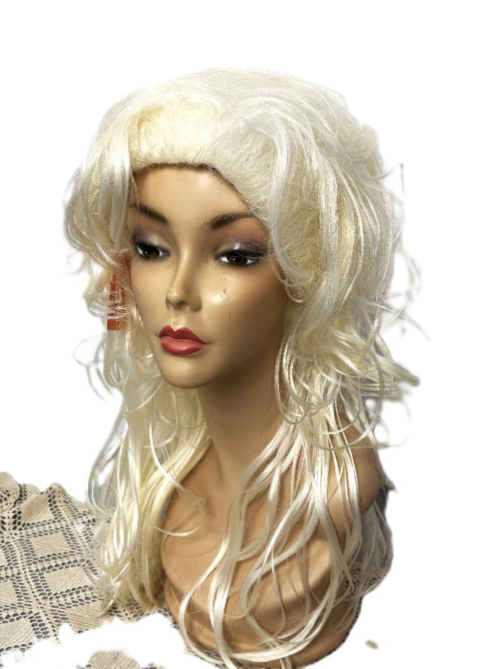 Shaggy Long  80’s Blonde Wig by HMS NWT NOS